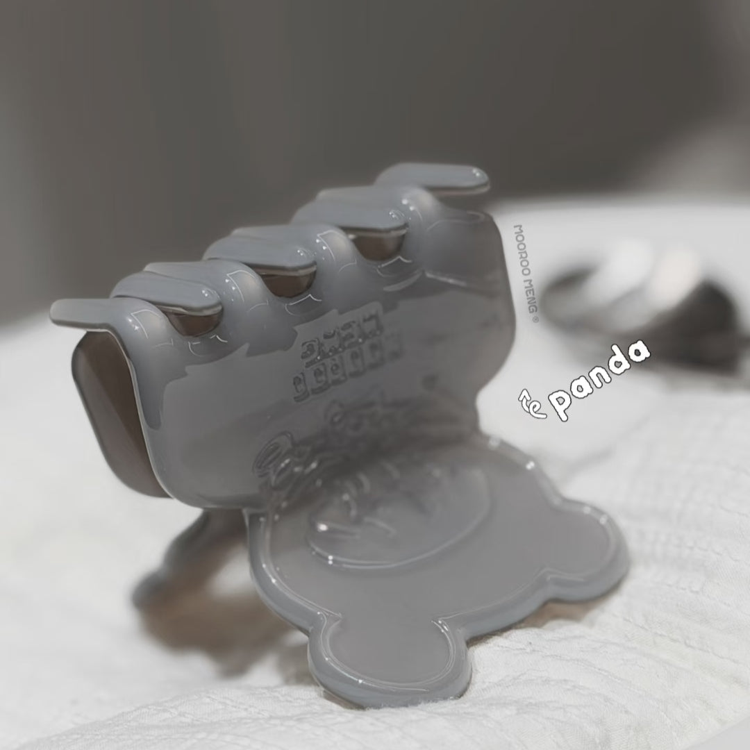 【preorder】Mooroo Dolls Panda Jelly-like Gray Hair Clip Series