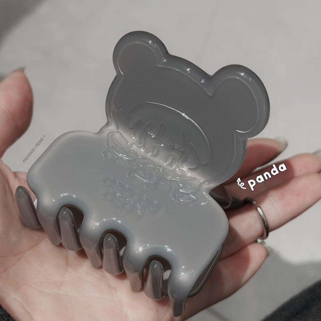 【preorder】Mooroo Dolls Panda Jelly-like Gray Hair Clip Series