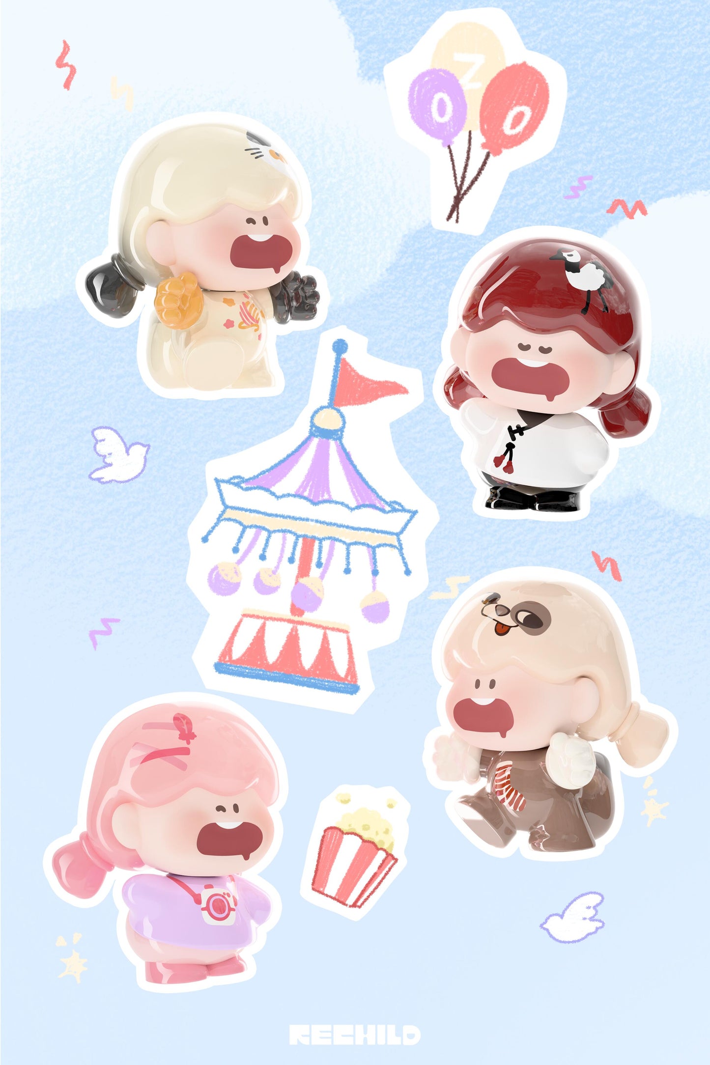 Quupid Trainee Zoo Minibean Series toy surprise box Dolls