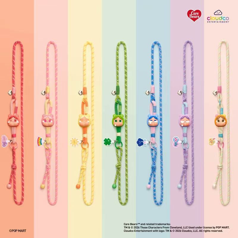【preorder】POP MART Crybaby x Care Bears Long Lanyard Series toy surprise box Dolls