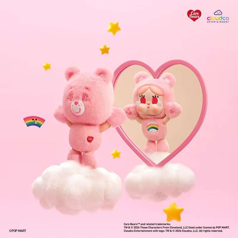 【preorder】POP MART Crybaby x Care Bears Plush Series toy surprise box Dolls