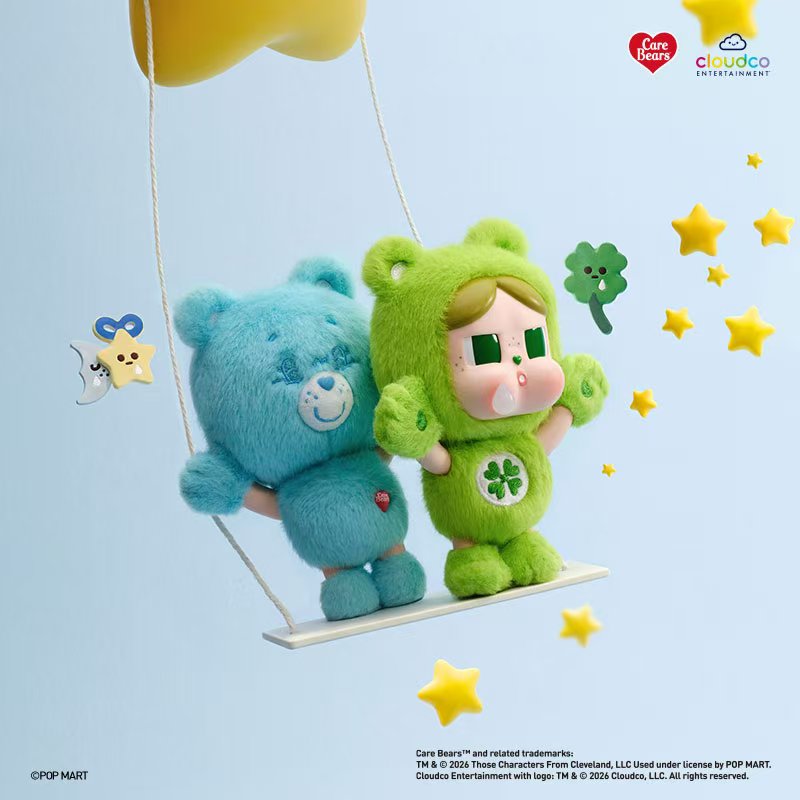 【preorder】POP MART Crybaby x Care Bears Plush Series toy surprise box Dolls