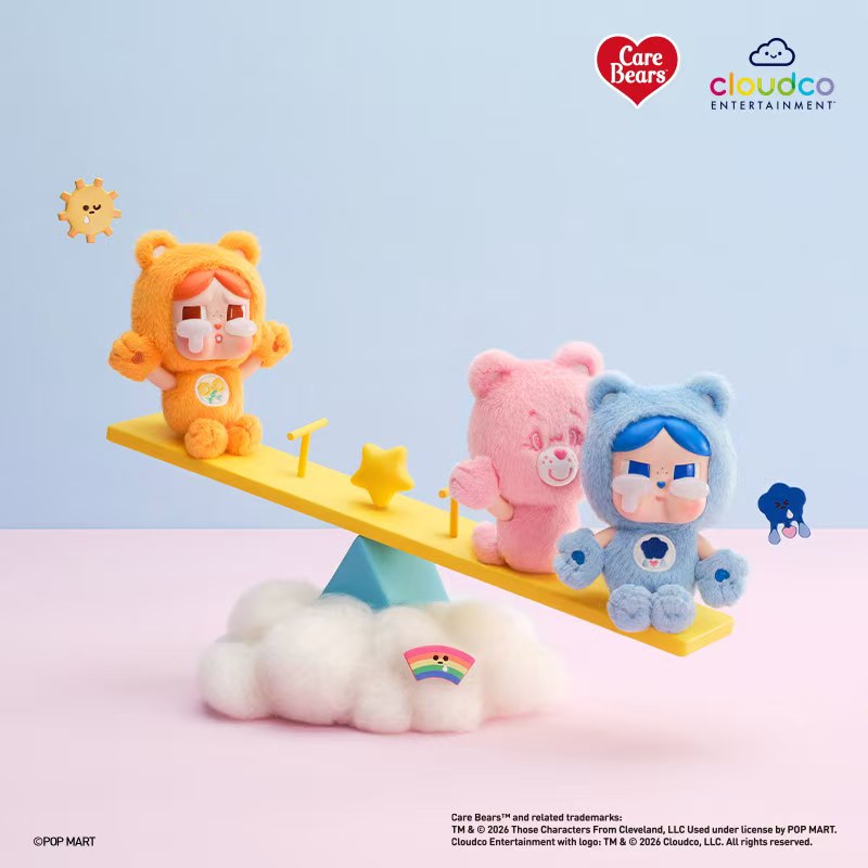 【preorder】POP MART Crybaby x Care Bears Plush Series toy surprise box Dolls