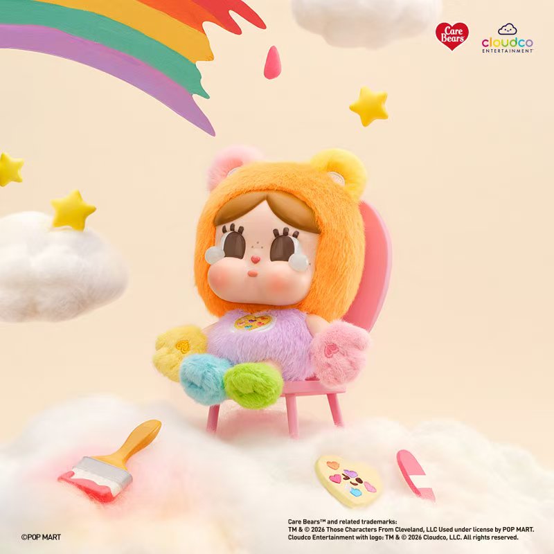 【preorder】POP MART Crybaby x Care Bears Plush Series toy surprise box Dolls