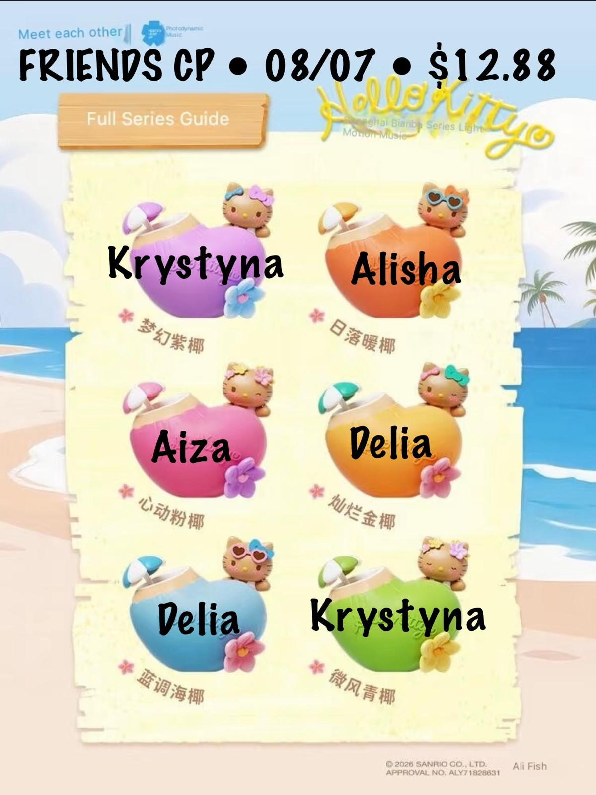 Hello Kitty “At the Beach” Edition from the Light & Fun Series Claim Party