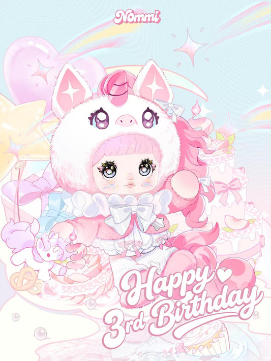 【preorder】Nommi - Star Wish 3rd Anniversary 400% Plush Series Hanging Card Dolls