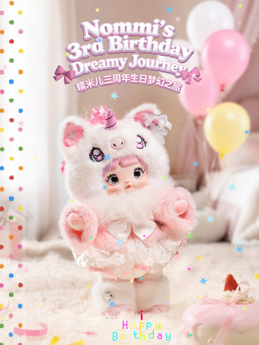 【preorder】Nommi - Star Wish 3rd Anniversary 400% Plush Series Hanging Card Dolls