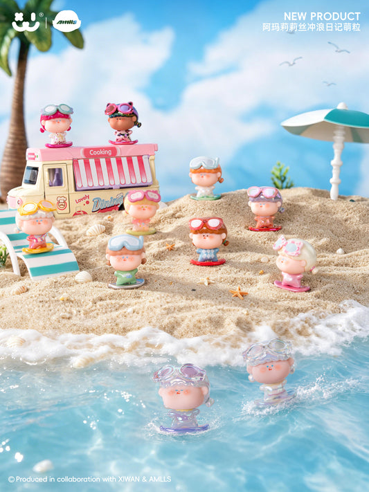Amlls Surf Diary Minibean Series toy surprise box Dolls