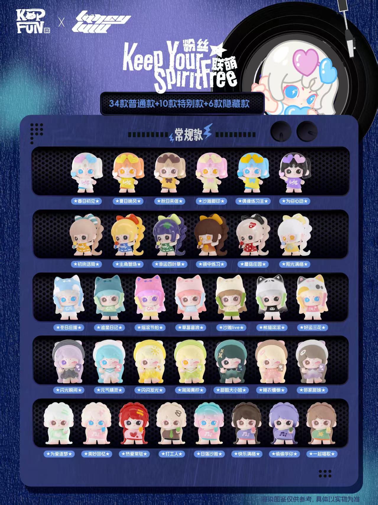 Lancy Lulu Fan Alliance Minibean Series toy surprise box Dolls