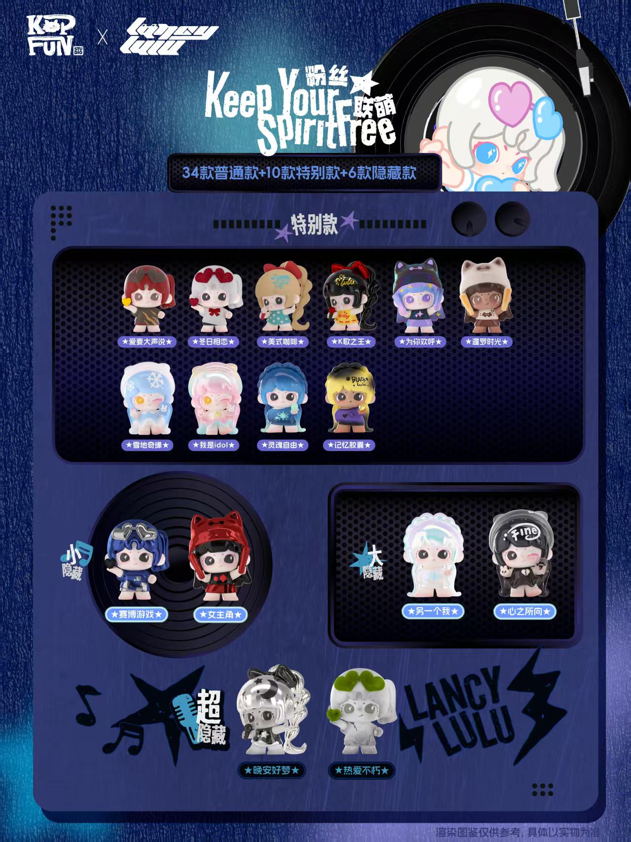 Lancy Lulu Fan Alliance Minibean Series toy surprise box Dolls