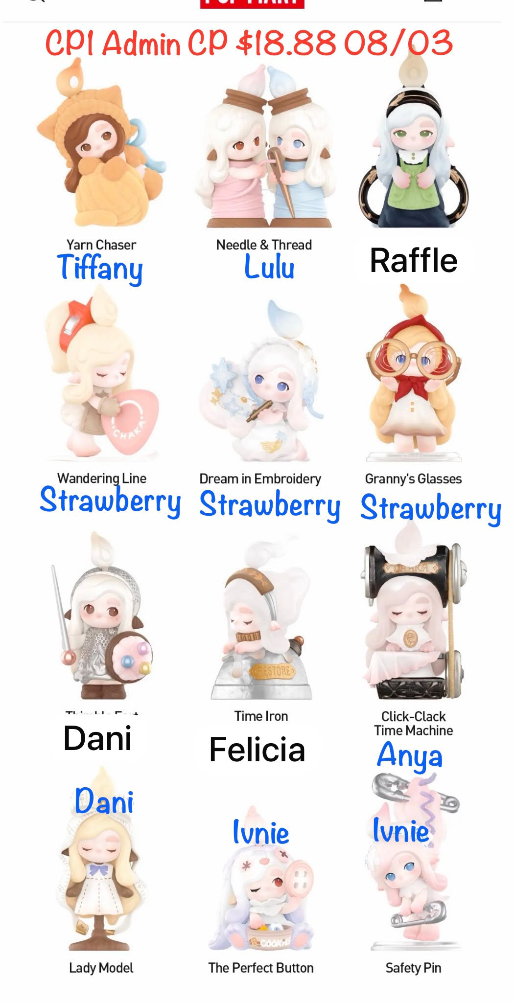 Chaka Stitch by Stitch Series Claim Party