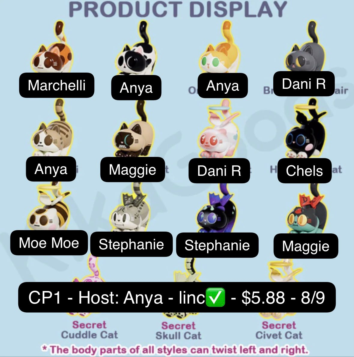The Busy Cat Series Claim Party