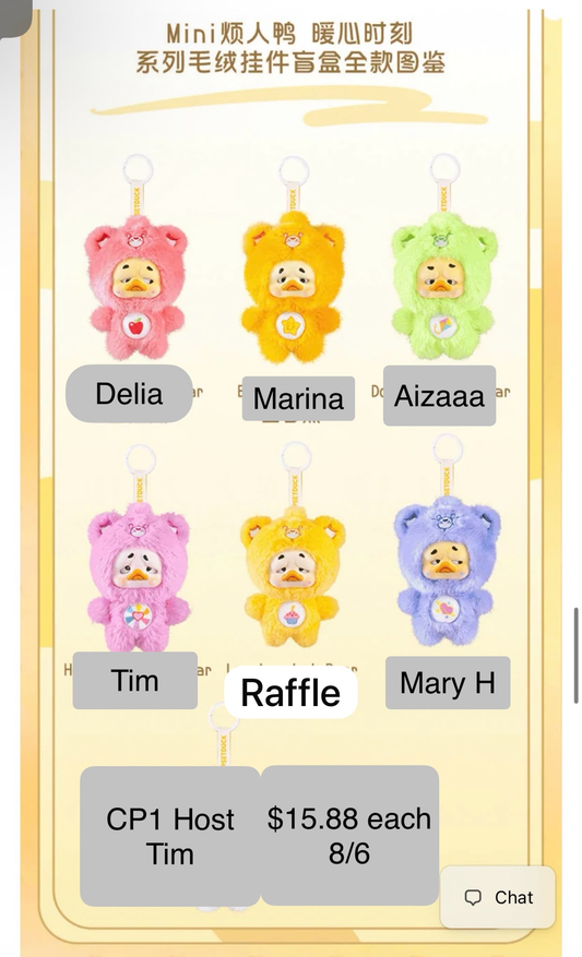 Mini Upset Duck Heartwarming Moments Series Claim Party