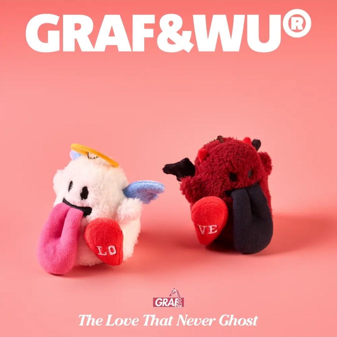 【preorder】GRAF&WU The Love That Never Ghost Plush Series Hanging Card Dolls