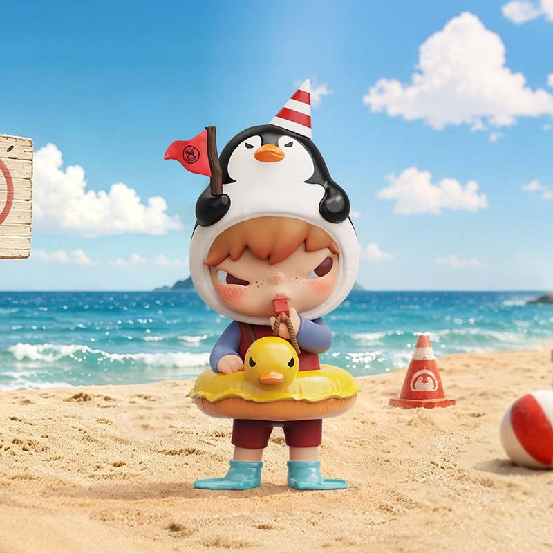 【preorder】POP MART Hirono Penguin Lifeguard Series Hanging Card Dolls