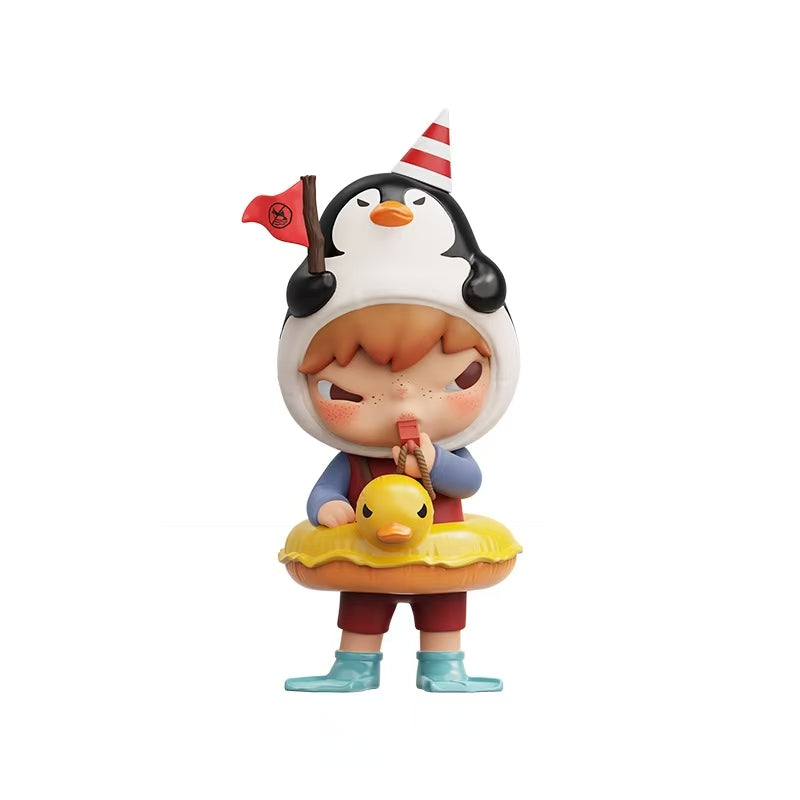 【preorder】POP MART Hirono Penguin Lifeguard Series Hanging Card Dolls