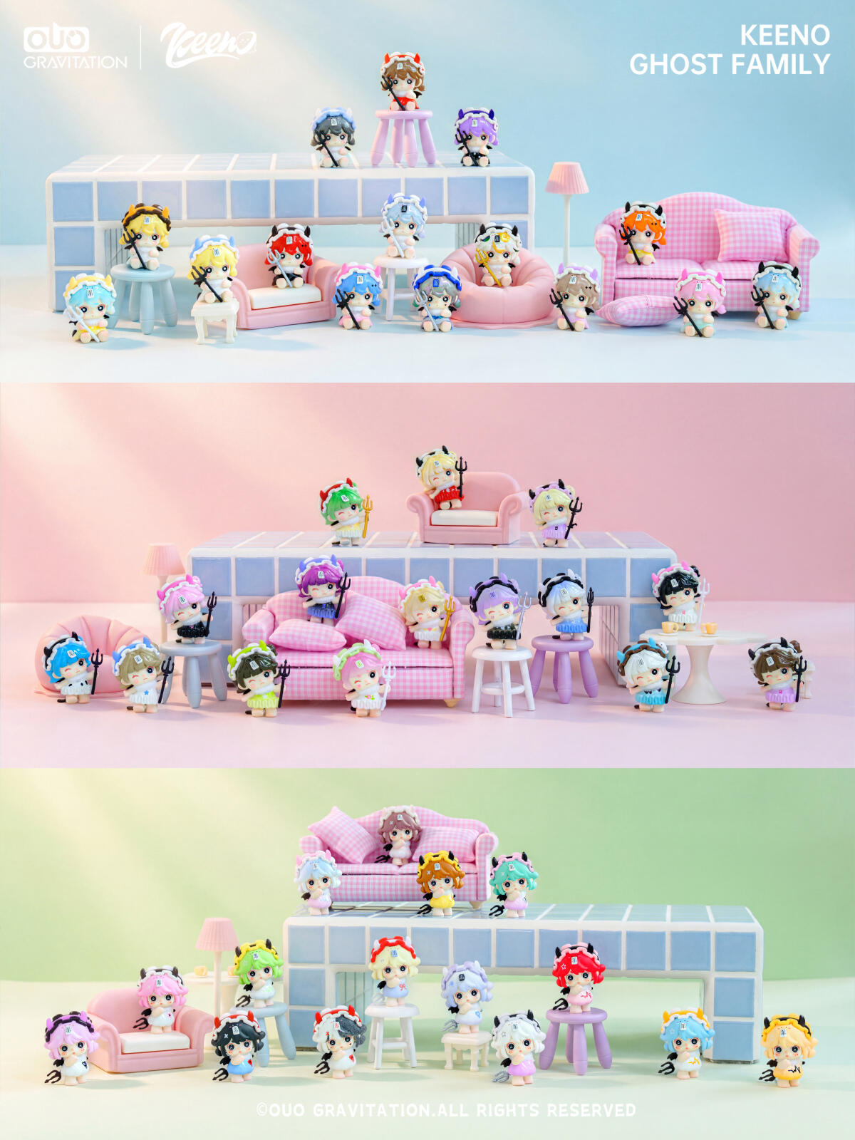 【preorder August 26】Keeno Little Devil Minibean Series toy surprise box Dolls