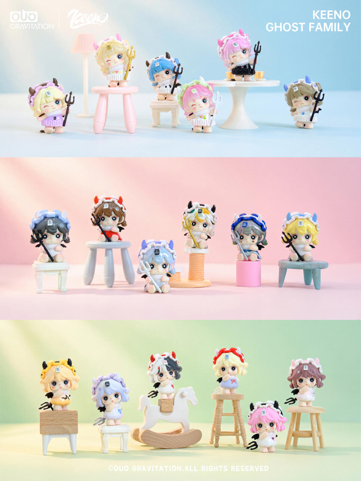 【preorder August 26】Keeno Little Devil Minibean Series toy surprise box Dolls