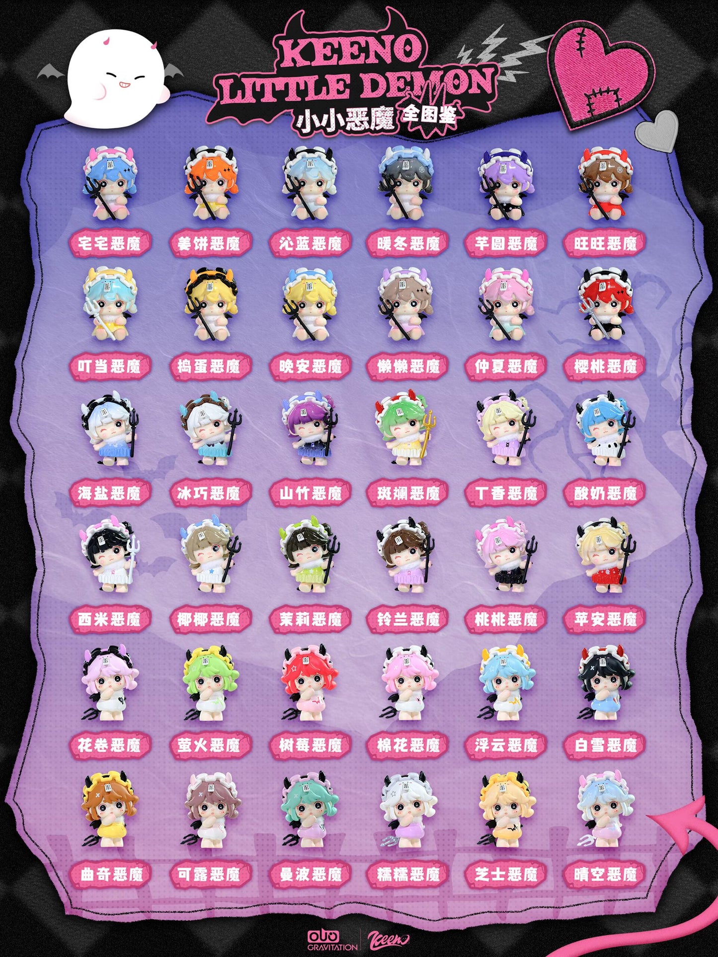 【preorder August 26】Keeno Little Devil Minibean Series toy surprise box Dolls