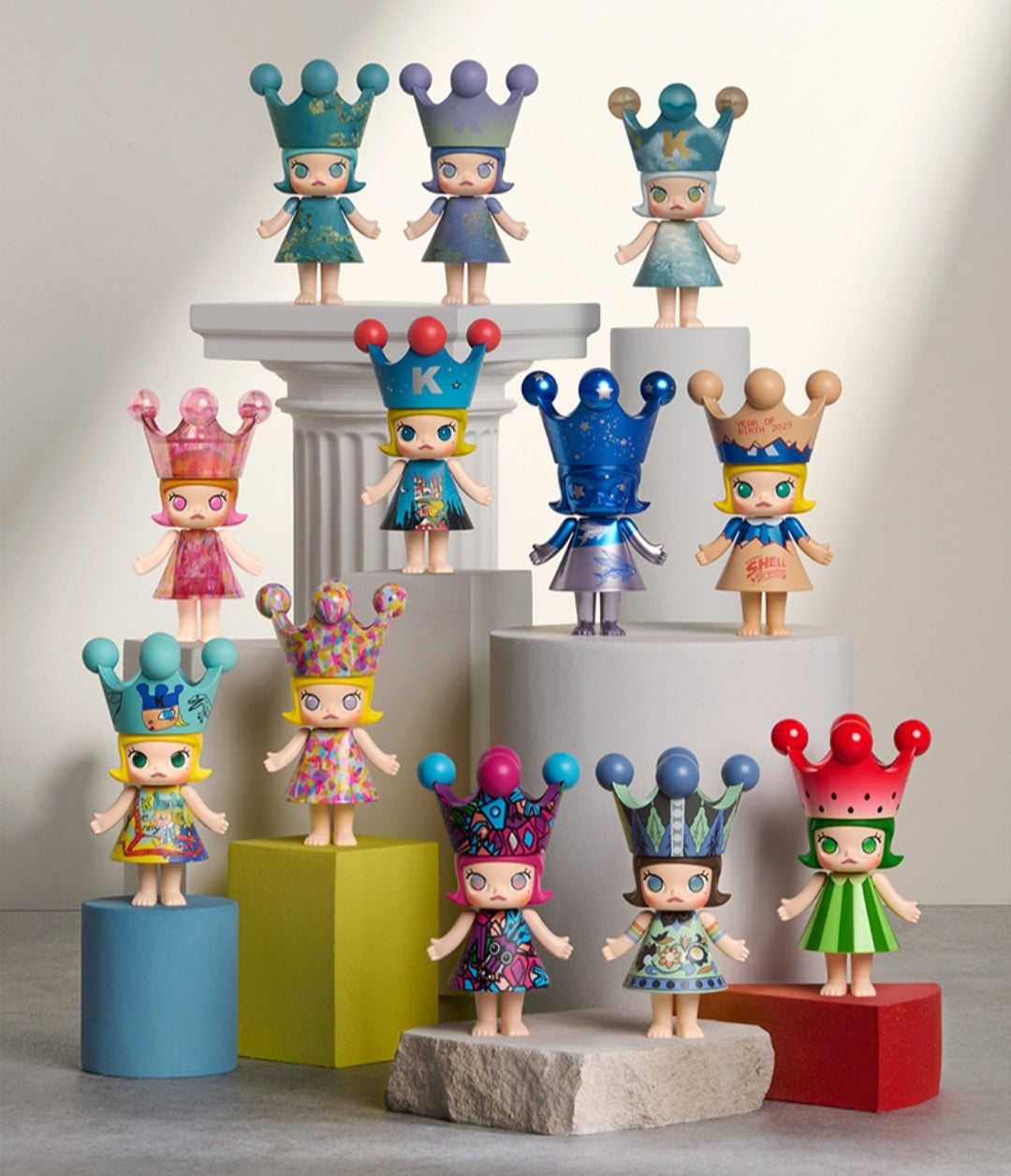 【preorder August 27】POP MART MEGA Molly 100% v1 Series toy surprise box Dolls