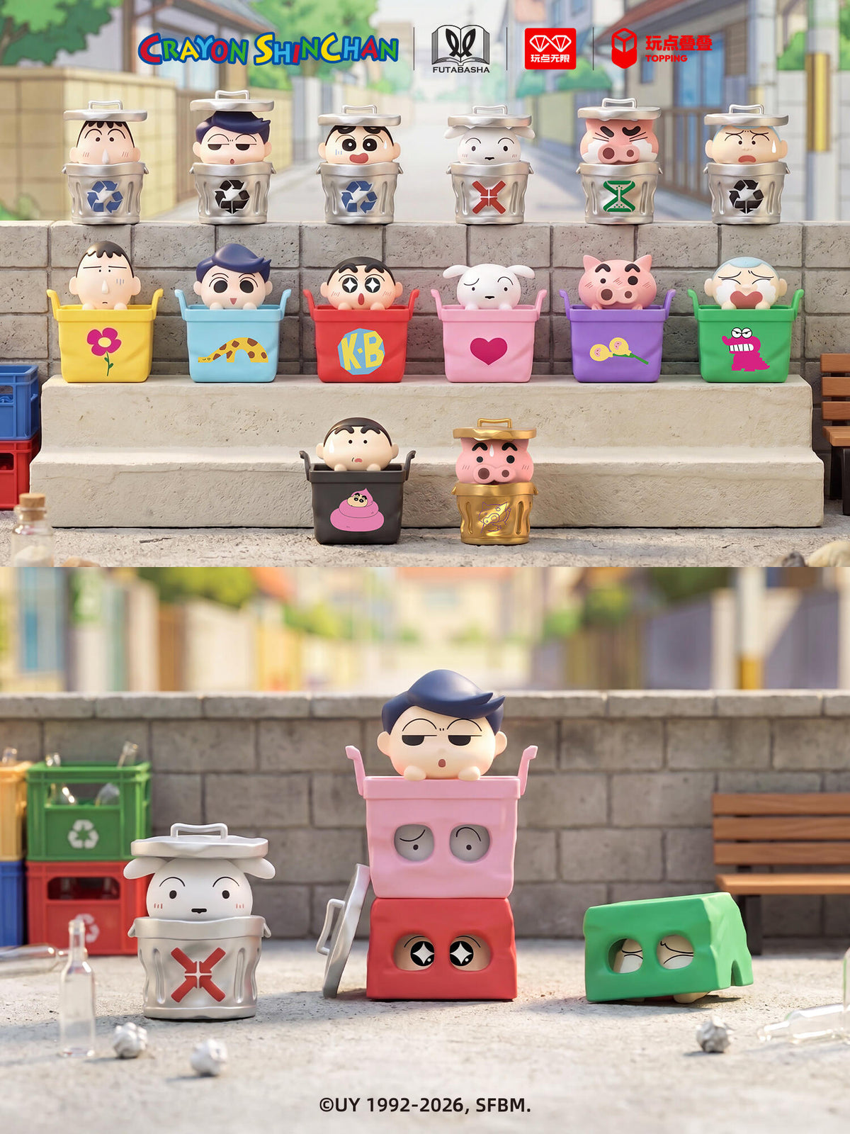 Crayon Shinchan Clean Soul Mini Series toy surprise box Dolls