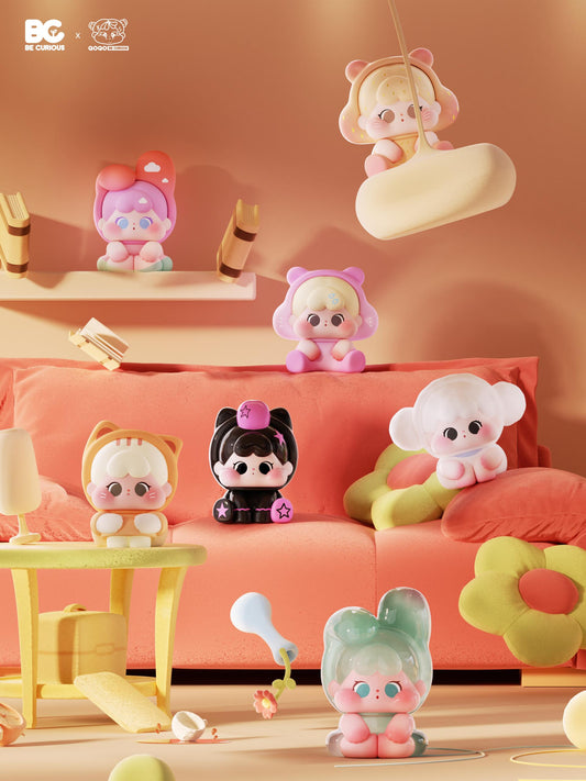 QOQO My Fur Baby Minibean Series toy surprise box Dolls