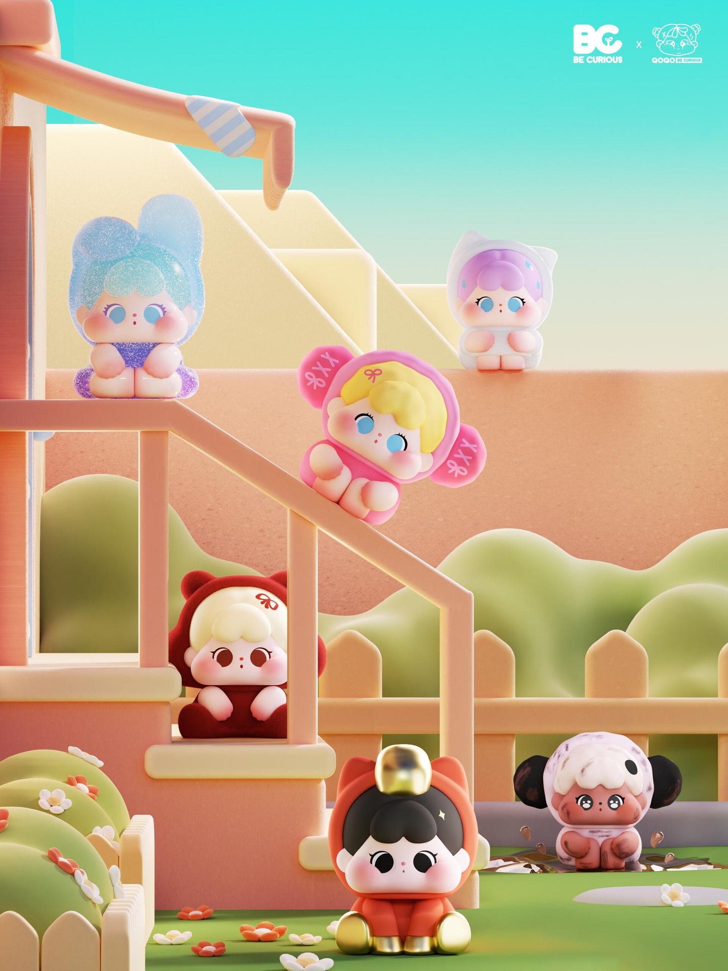 QOQO My Fur Baby Minibean Series toy surprise box Dolls