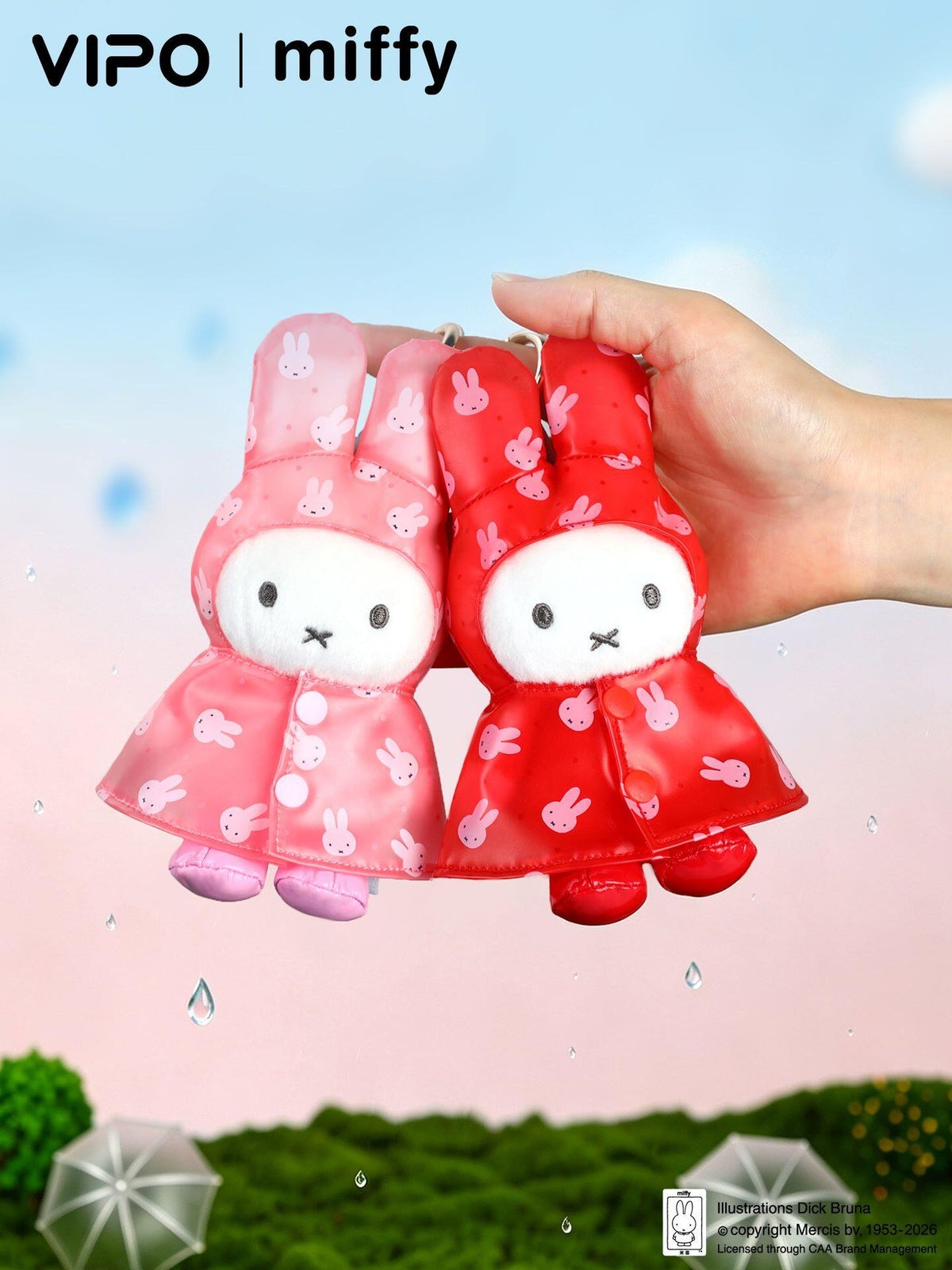 Miffy Raincoat Plush Series toy surprise box Dolls
