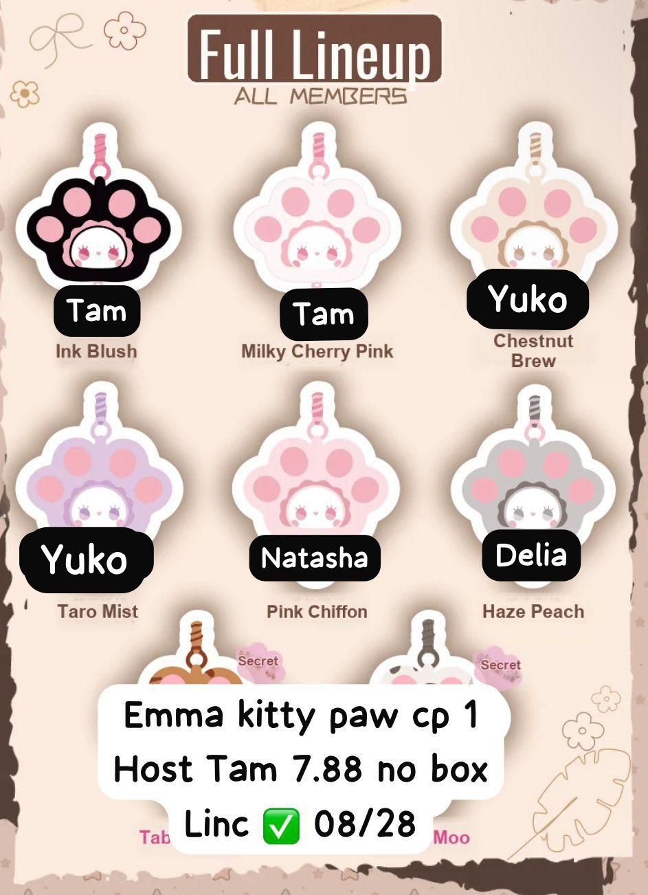 Cat Paw Plush Squeeze Series Claim Party