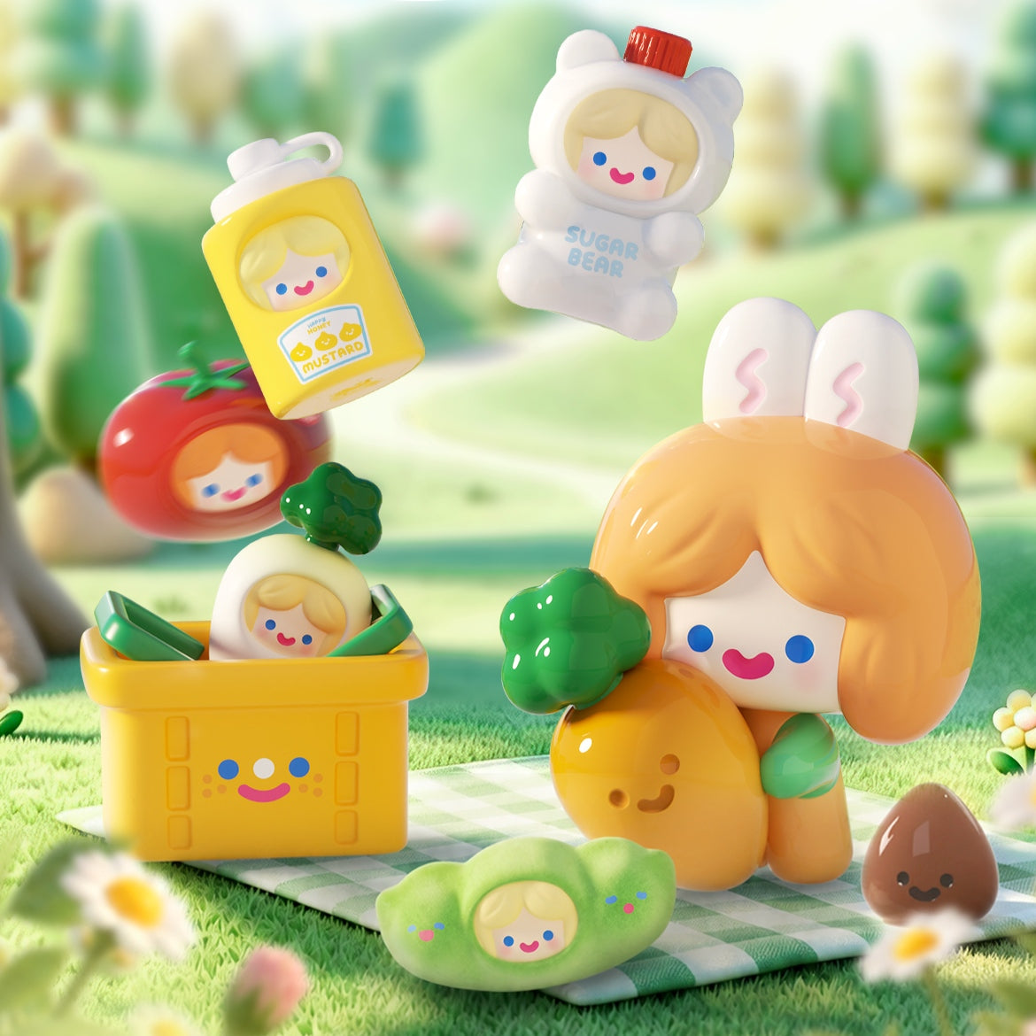 Rico Happy Picnic v2 Minibean Series toy surprise box Dolls
