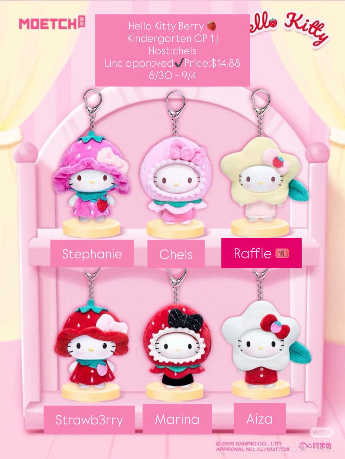 Hello Kitty Berry series claim party