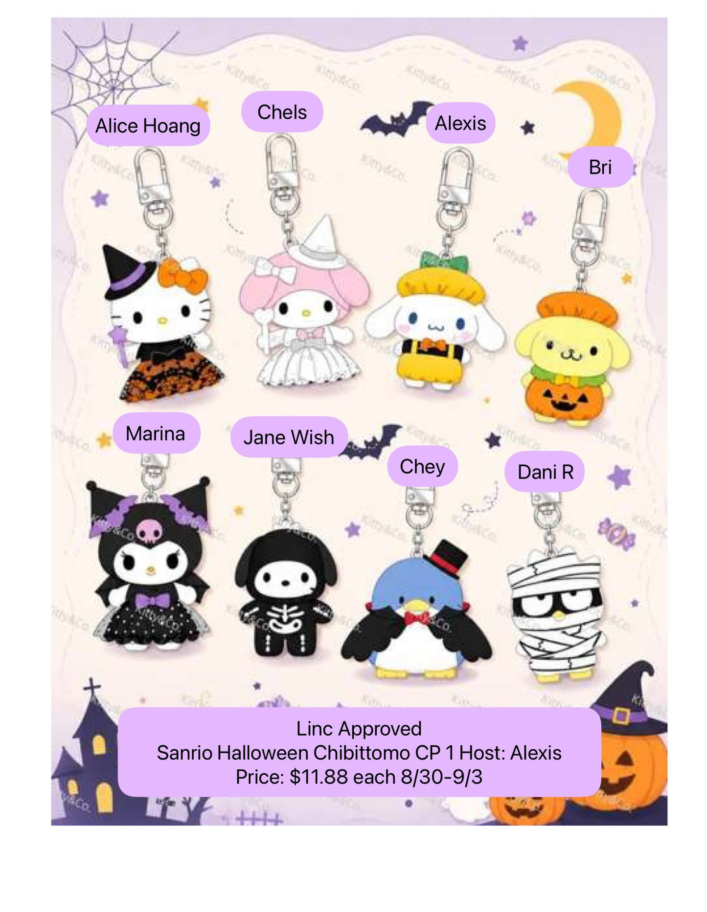 Sanrio Halloween Chibittomo series claim party
