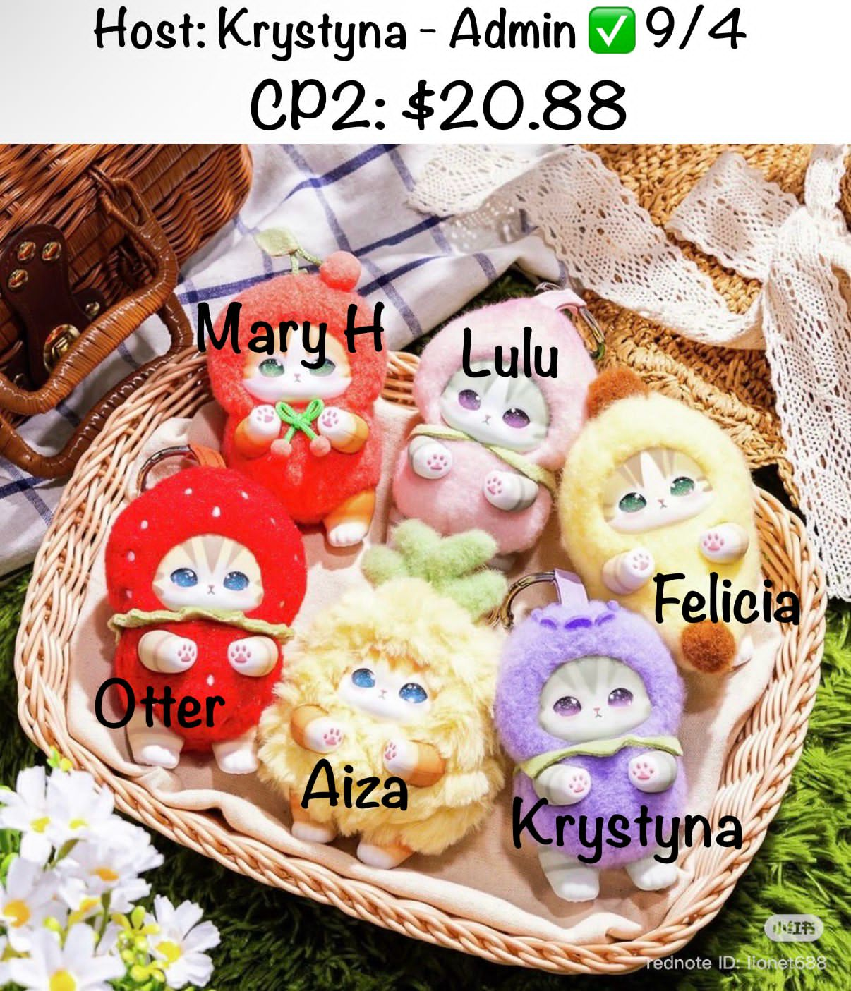 mofusand Fruit Series Claim Party