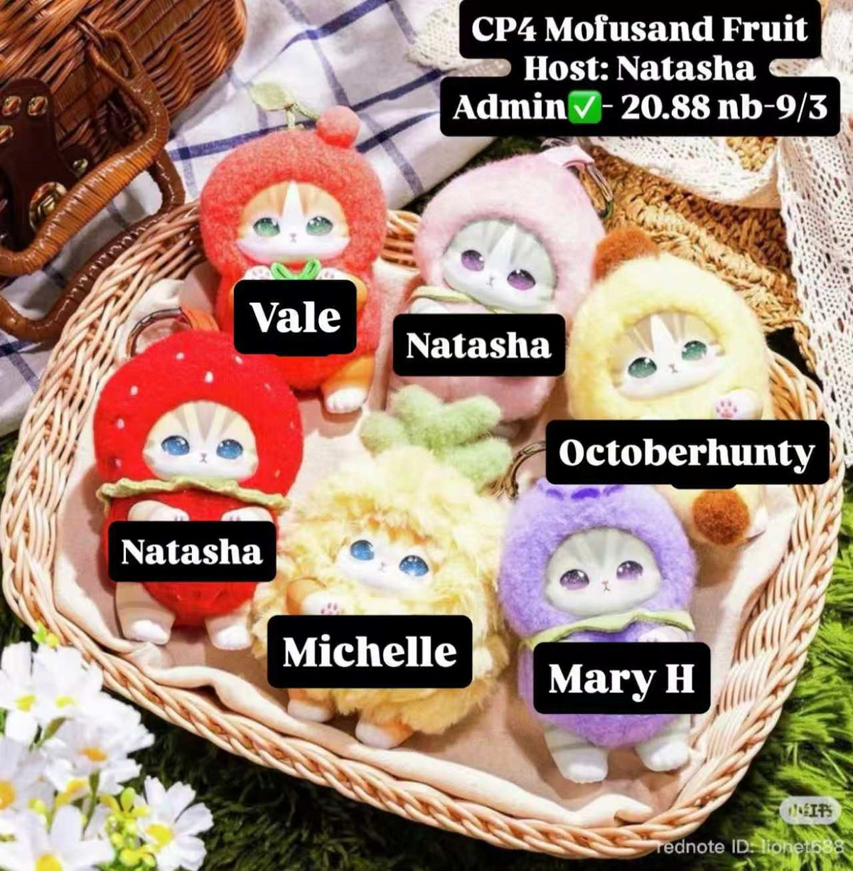 mofusand Fruit Series Claim Party