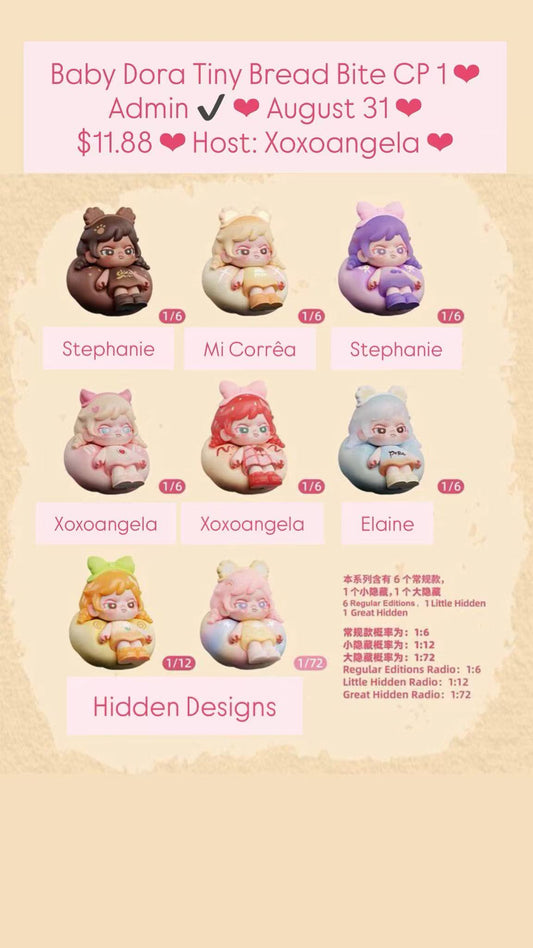 Baby Dora Tiny Bread Bite Series Claim Party