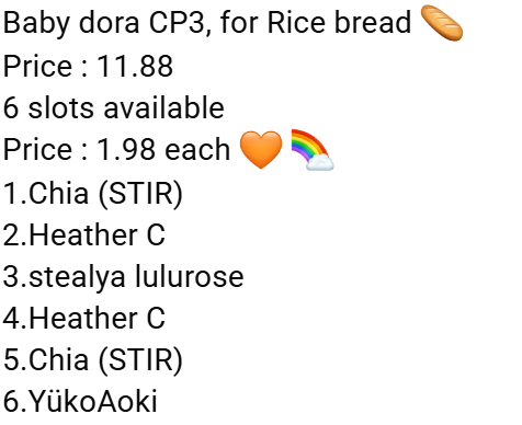 Baby Dora Tiny Bread Bite Series Claim Party