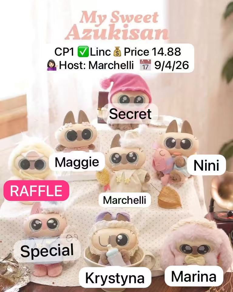 Siamese Cat My Sweet Azukisan series claim party