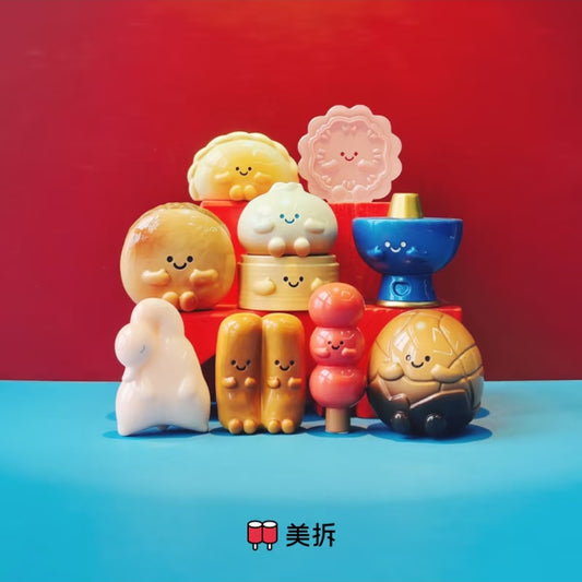 Meichai Chinese Culinary Delights Minibean Series toy surprise box Dolls