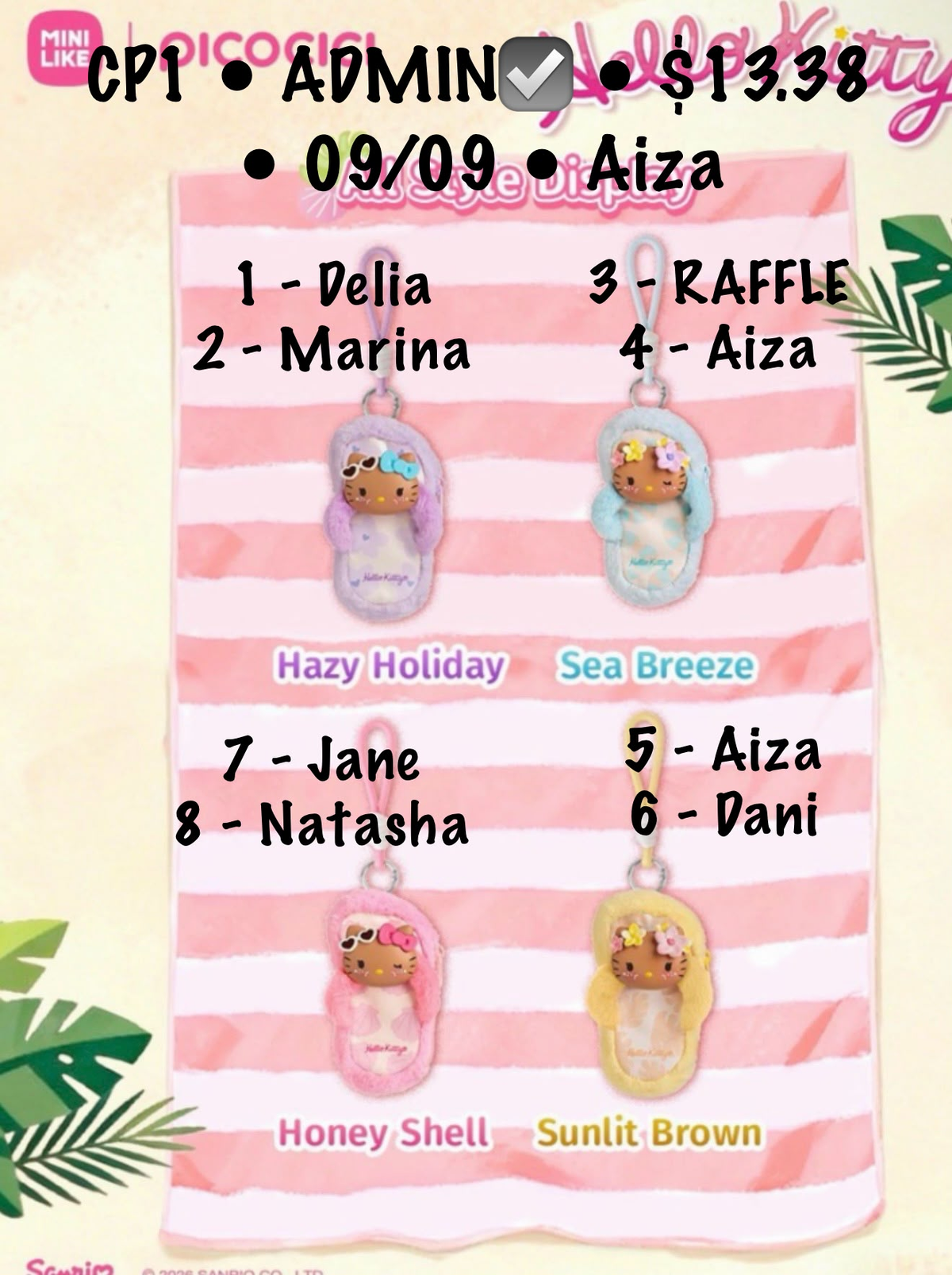 Hello Kitty AIRPODS HOLDER series claim party