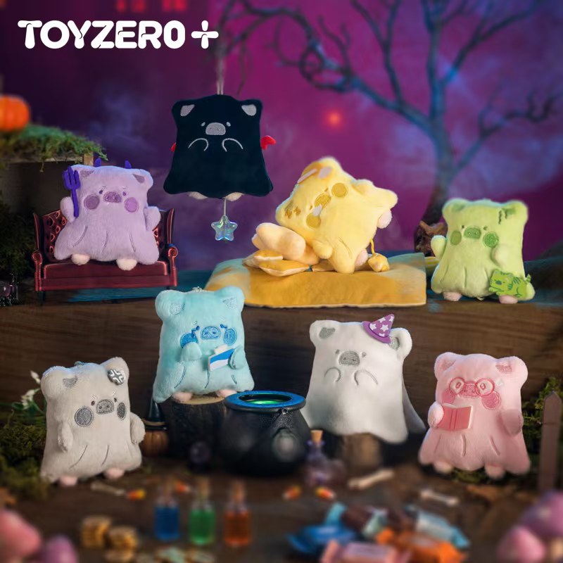 【preorder 9/22】Lulu Pig The Ever-Changing Little Ghost Horror Story Plush Series toy surprise box Dolls