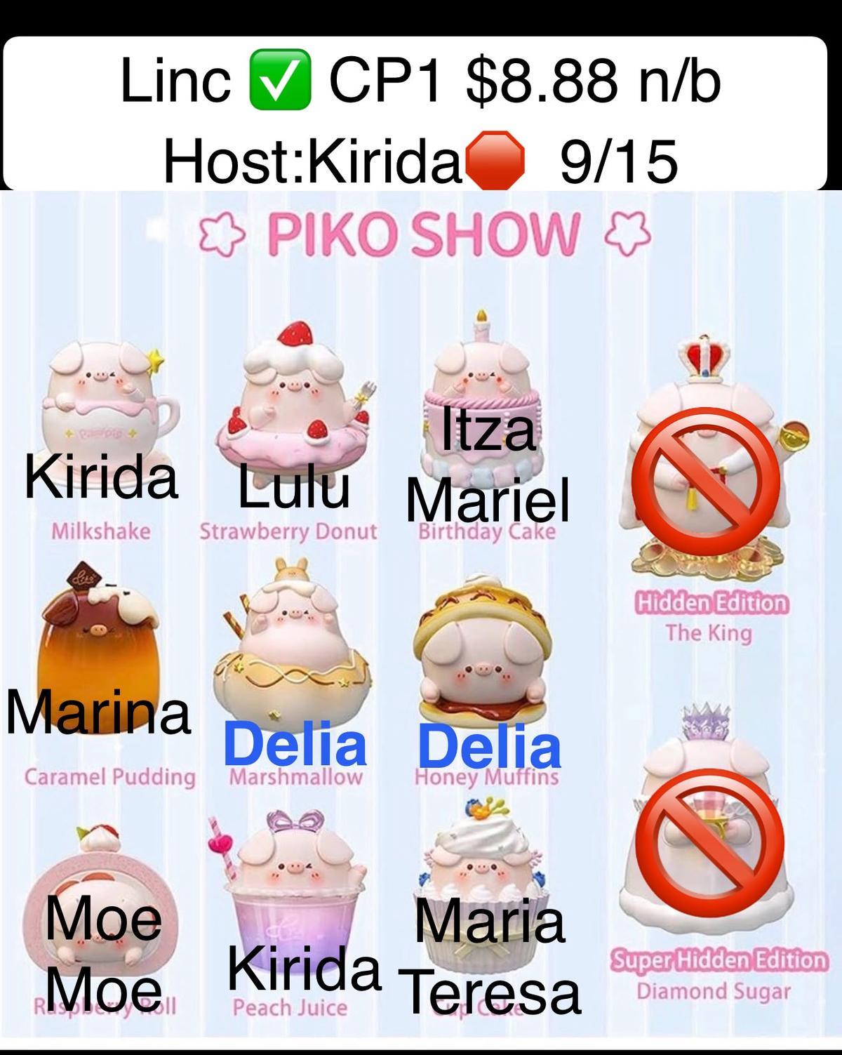 Pikezhu Dessert Series Claim party