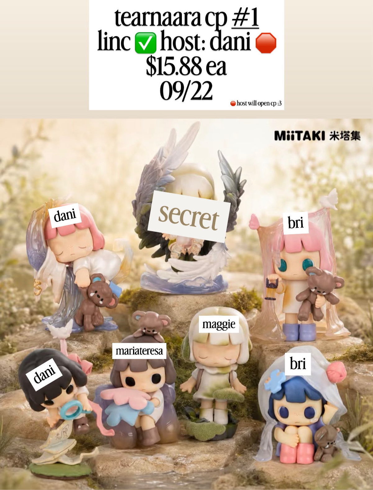 Mita's Collection of Seekings series claim party