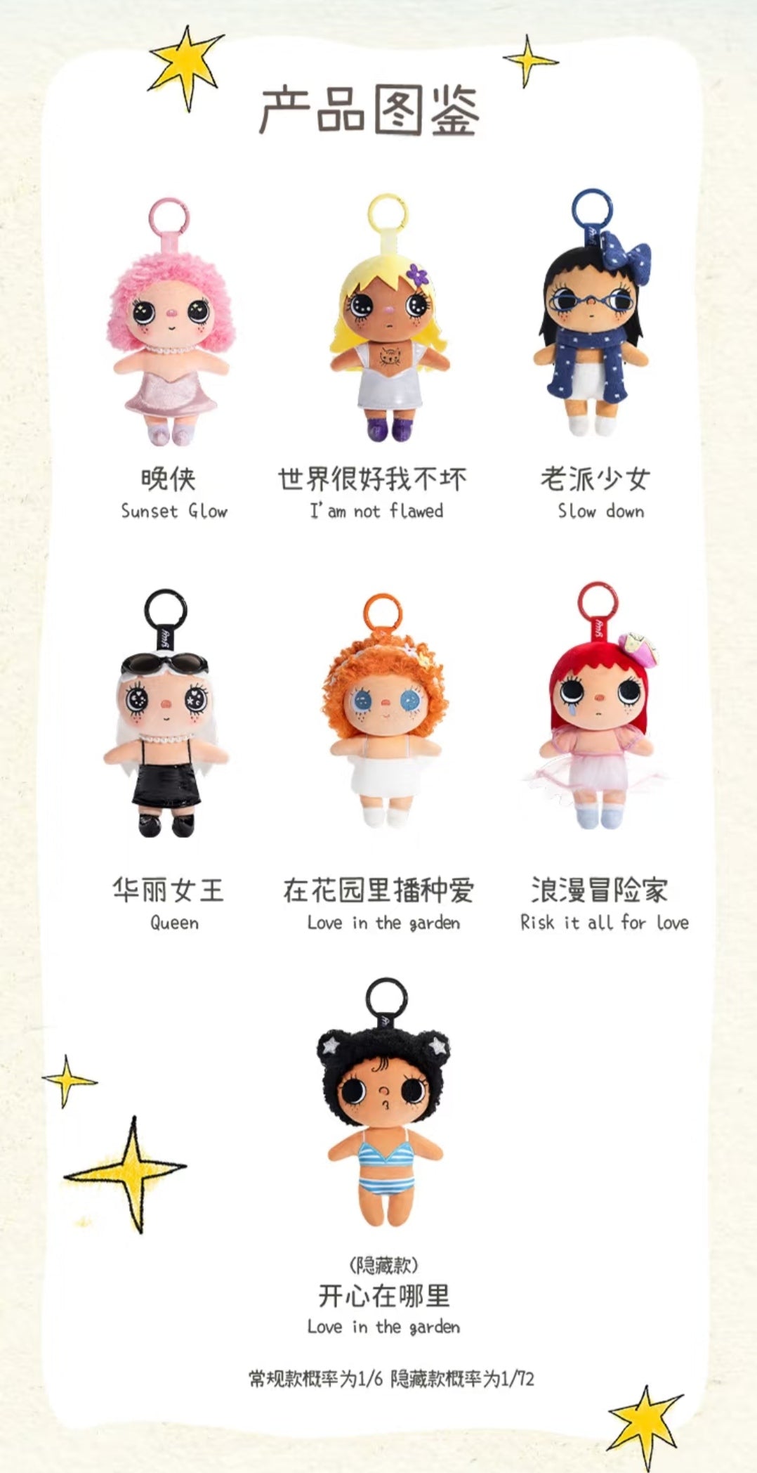 【preorder】Yuy Beautiful Girl Plush Series toy surprise box Dolls