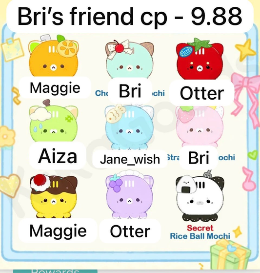Octocats  Miao QQ Mochi Squishy Series claim party