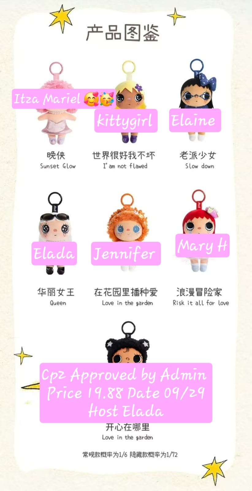【preorder】Yuy Beautiful Girl Plush Series toy surprise box Dolls