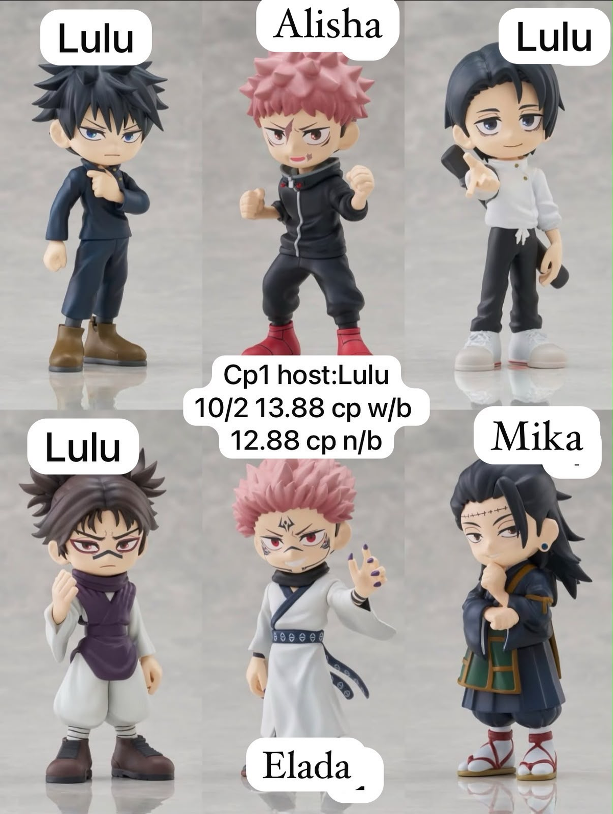 Jujutsu Kaisen Chibi Figure Series claim party