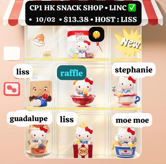 Hello Kitty sanck shop series claim party