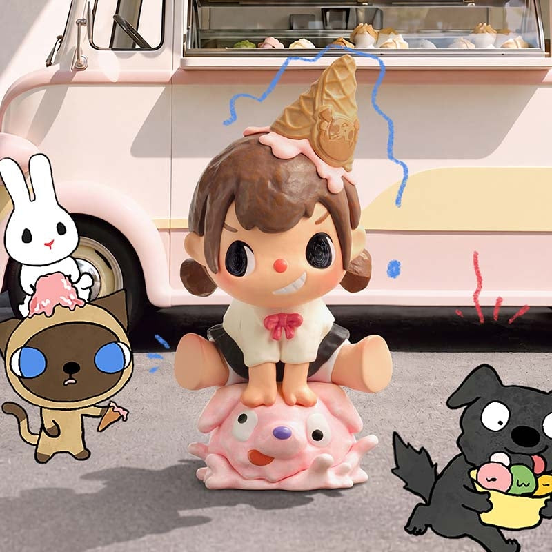 【Pre-order 10/16】POP MART Merodi Snack Time Series toy surprise box Dolls