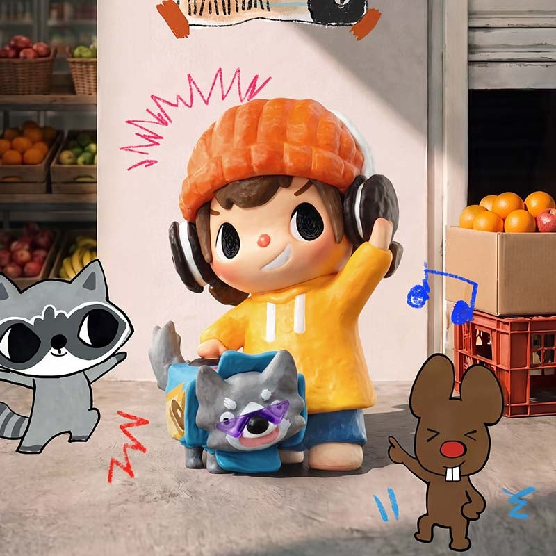 【Pre-order 10/16】POP MART Merodi Snack Time Series toy surprise box Dolls