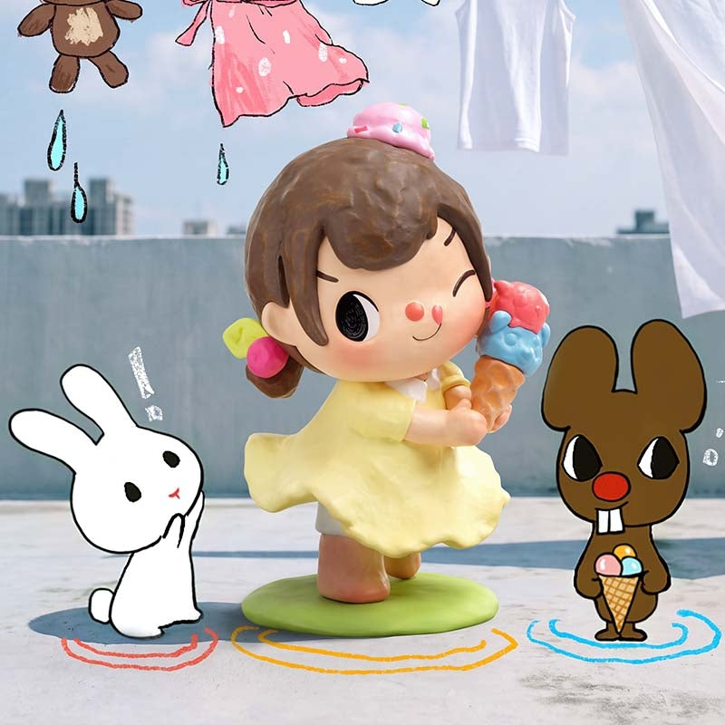 【Pre-order 10/16】POP MART Merodi Snack Time Series toy surprise box Dolls